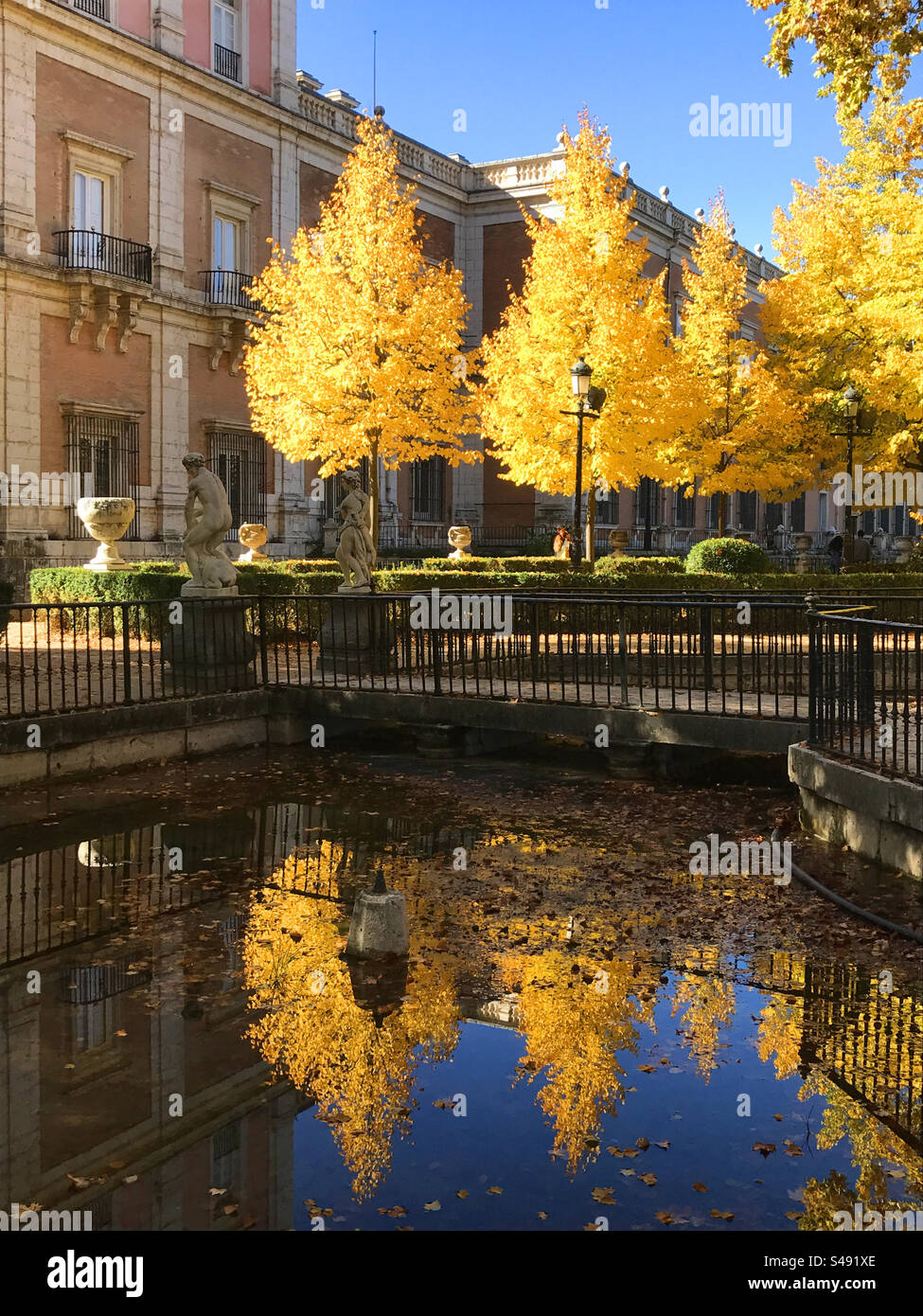 La Isla gardens. Aranjuez, Madrid province, Spain. - Smartphone Captured Stock Image