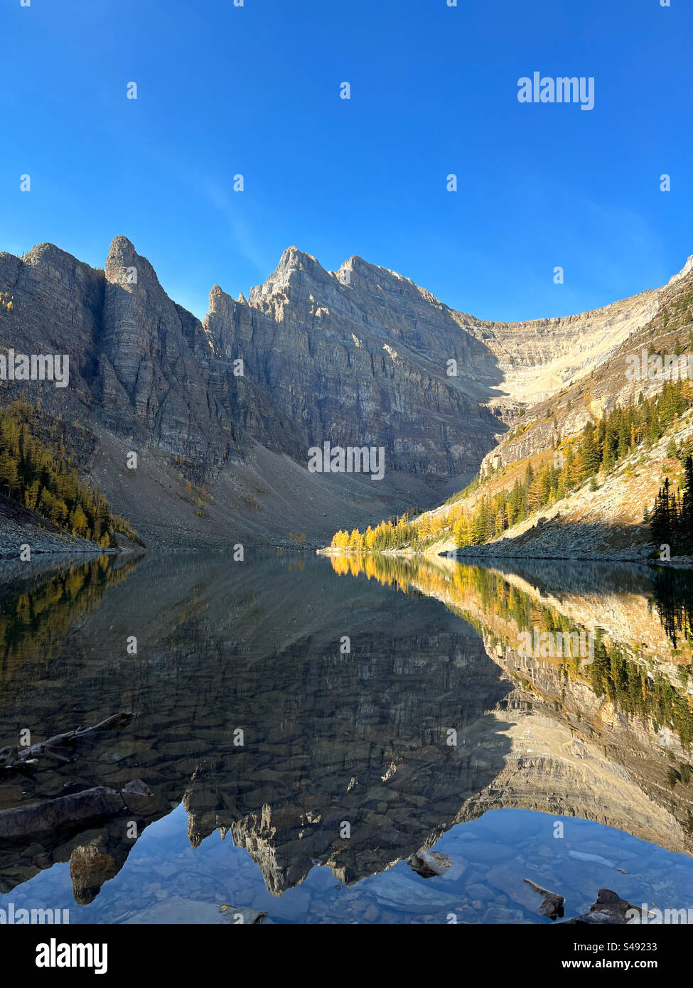 Lake Agnes, Alberta Stock Photo - Alamy