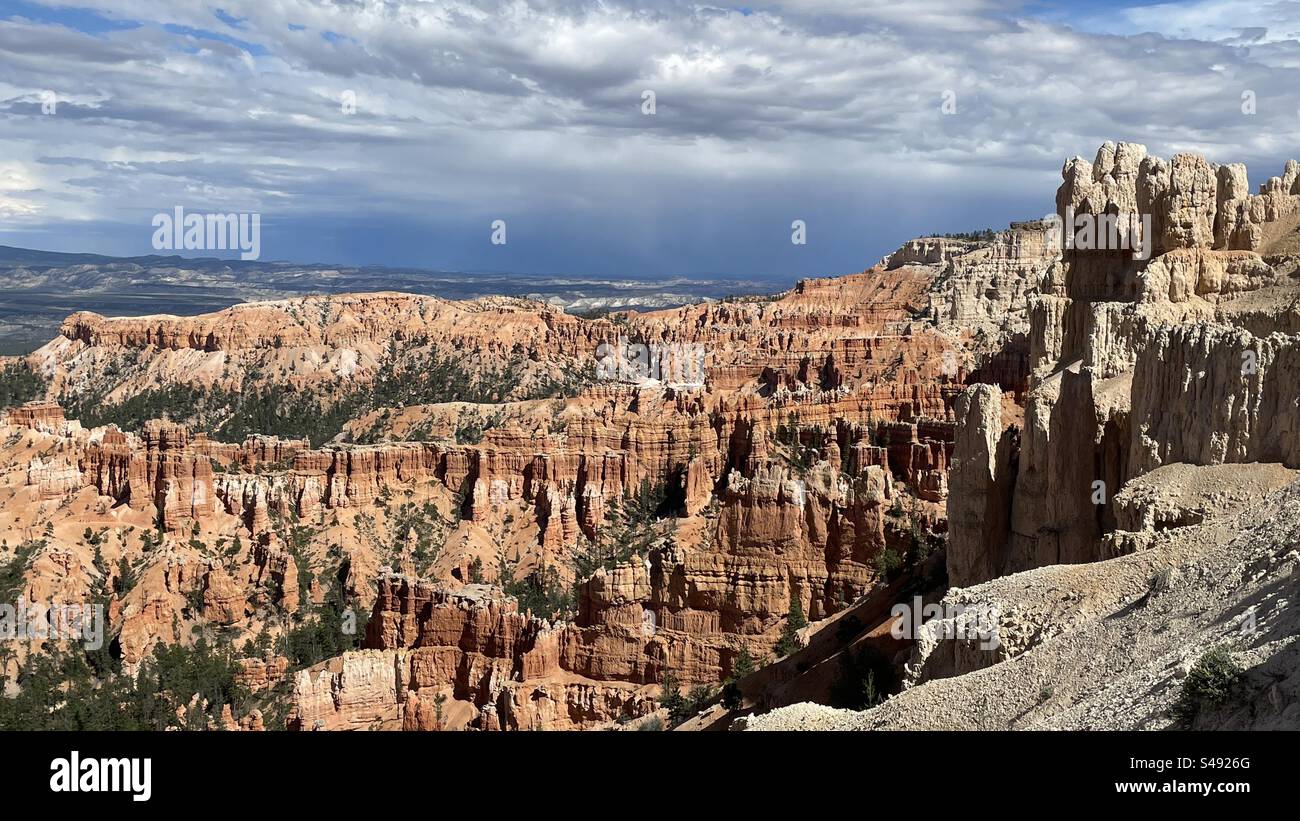 Inspiration Point, Bryce Canyon, Utah, USA - Smartphone Captured Stock Image