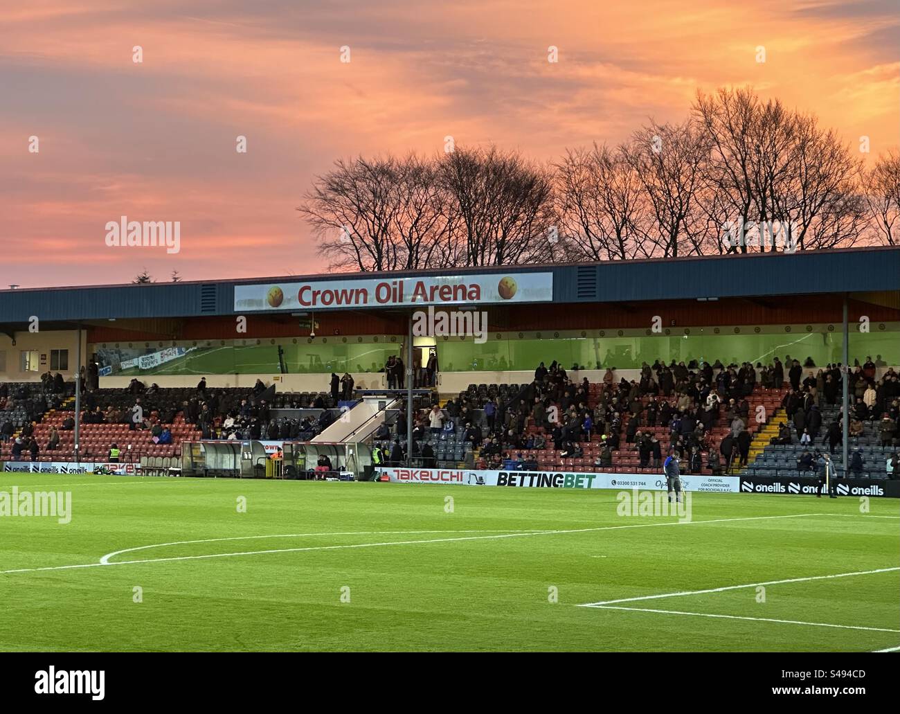 Crown Oil Arena - Smartphone Captured Stock Image