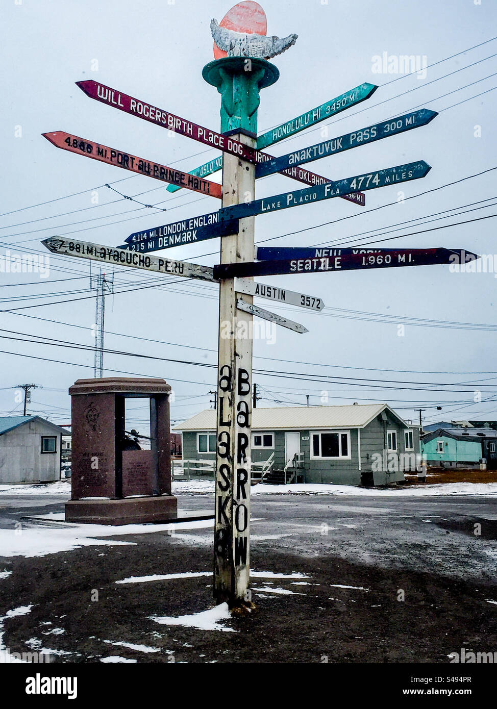 Barrow alaska sign hires stock photography and images Alamy