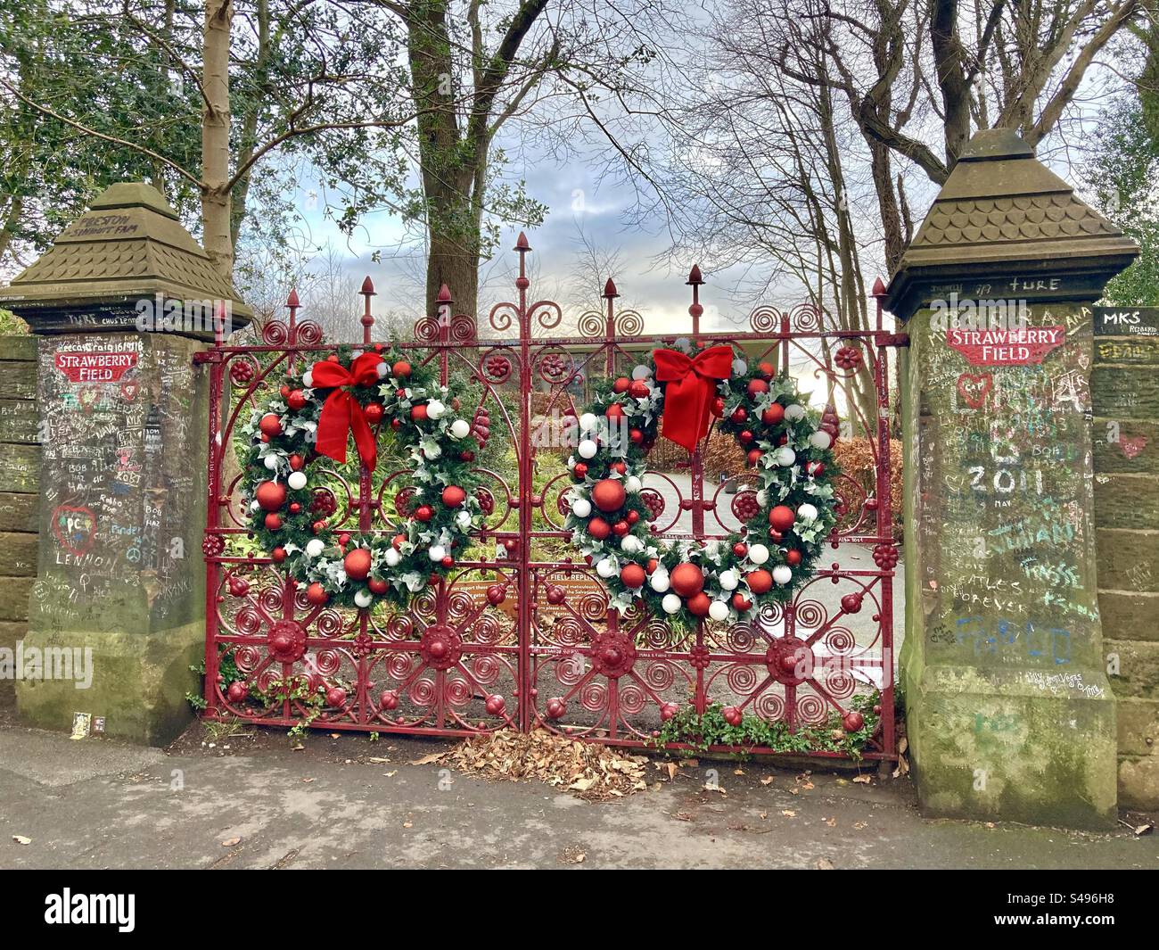 Strawberry fields Woolton Stock Photo