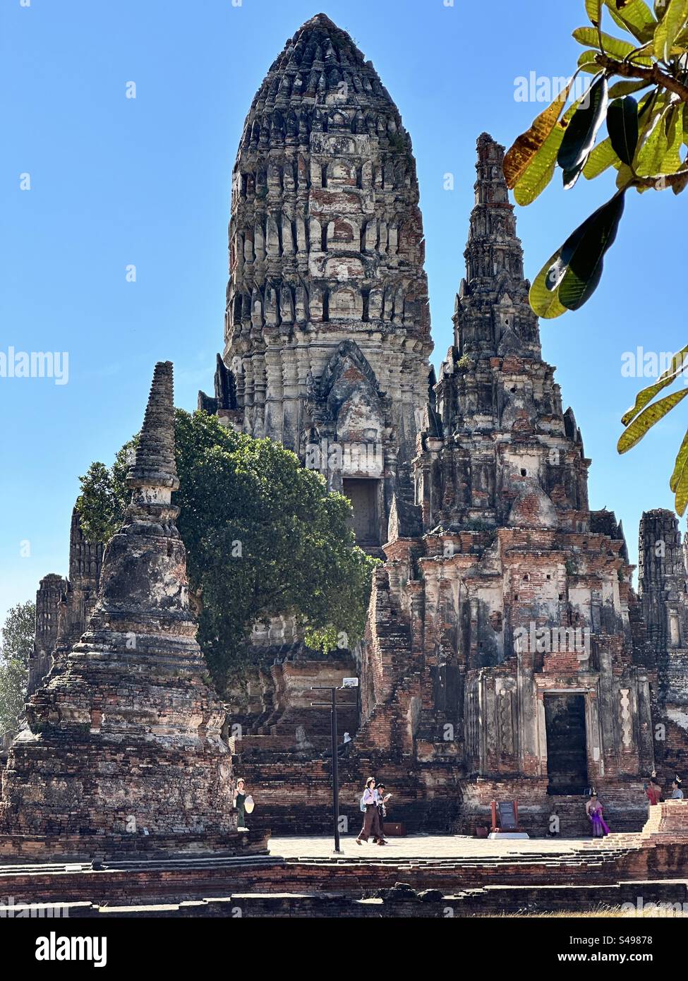 Wat Chaiwatthanaram, Thailand - Smartphone Captured Stock Image