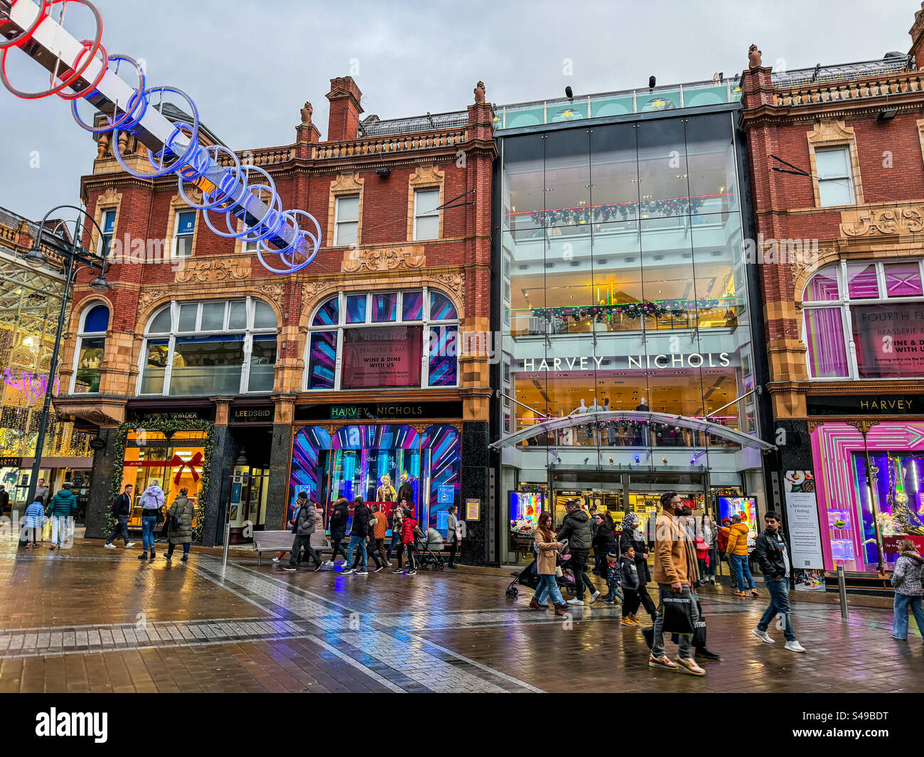 Leeds main street hi-res stock photography and images - Alamy