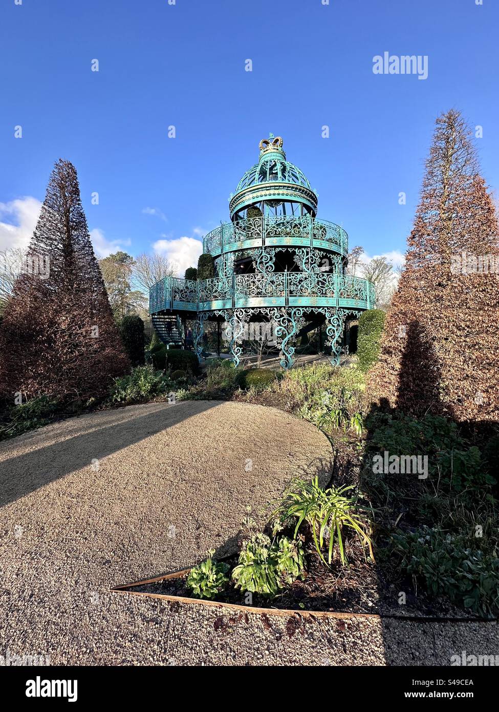 King’s Coronation Garden at Hazelbank Park, Co. Antrim, Northern Ireland - Smartphone Captured Stock Image