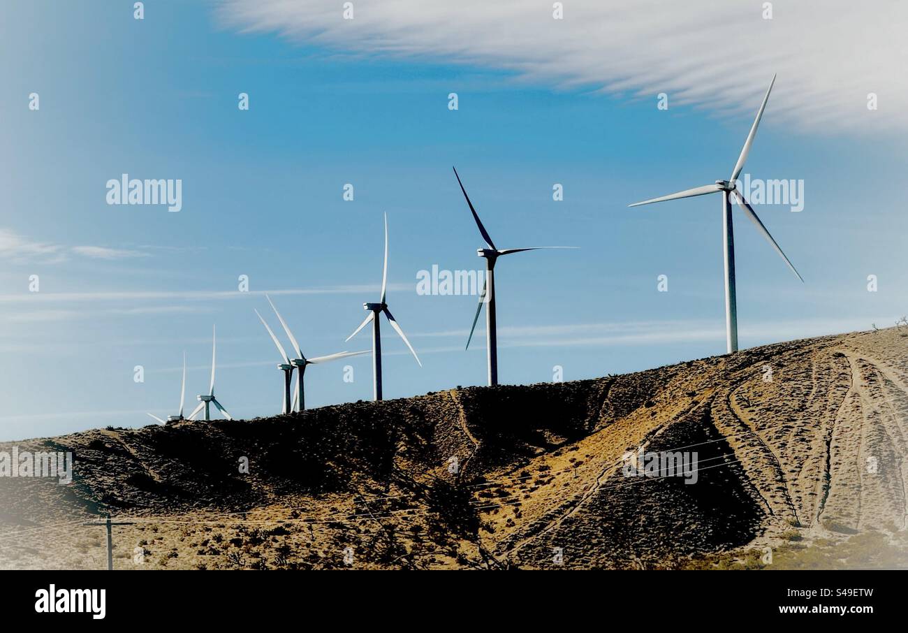 Wind energy - Smartphone Captured Stock Image