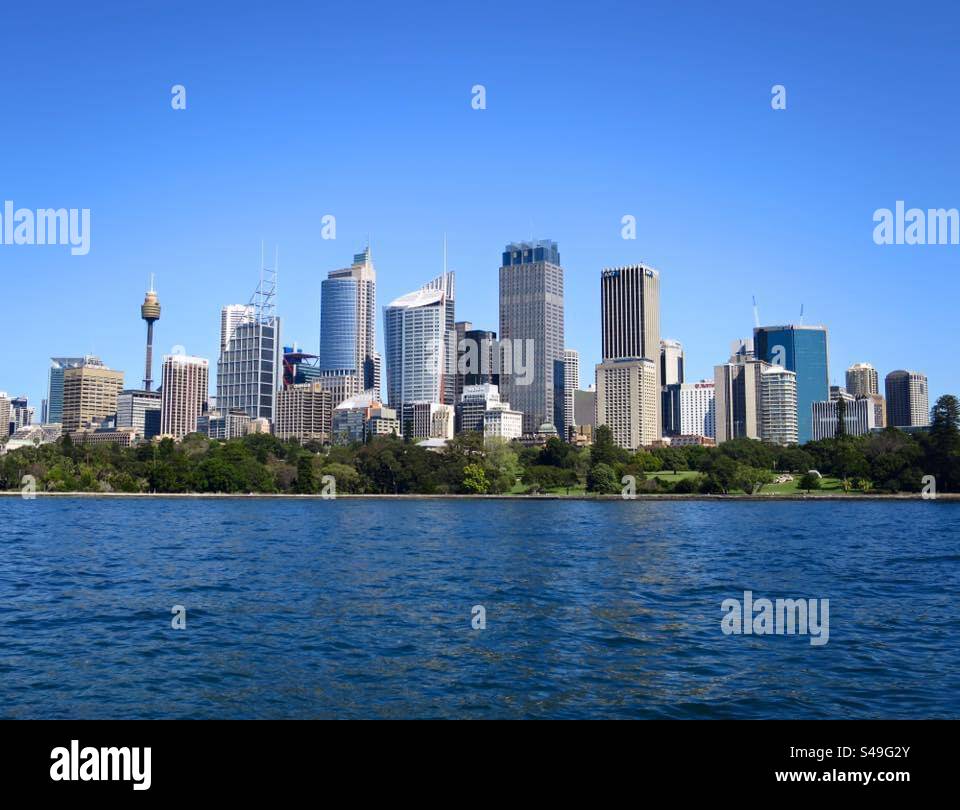 Skyline Sydney! Australia! - Smartphone Captured Stock Image Skyline Sydney! Australia! - Smartphone Captured Stock Image