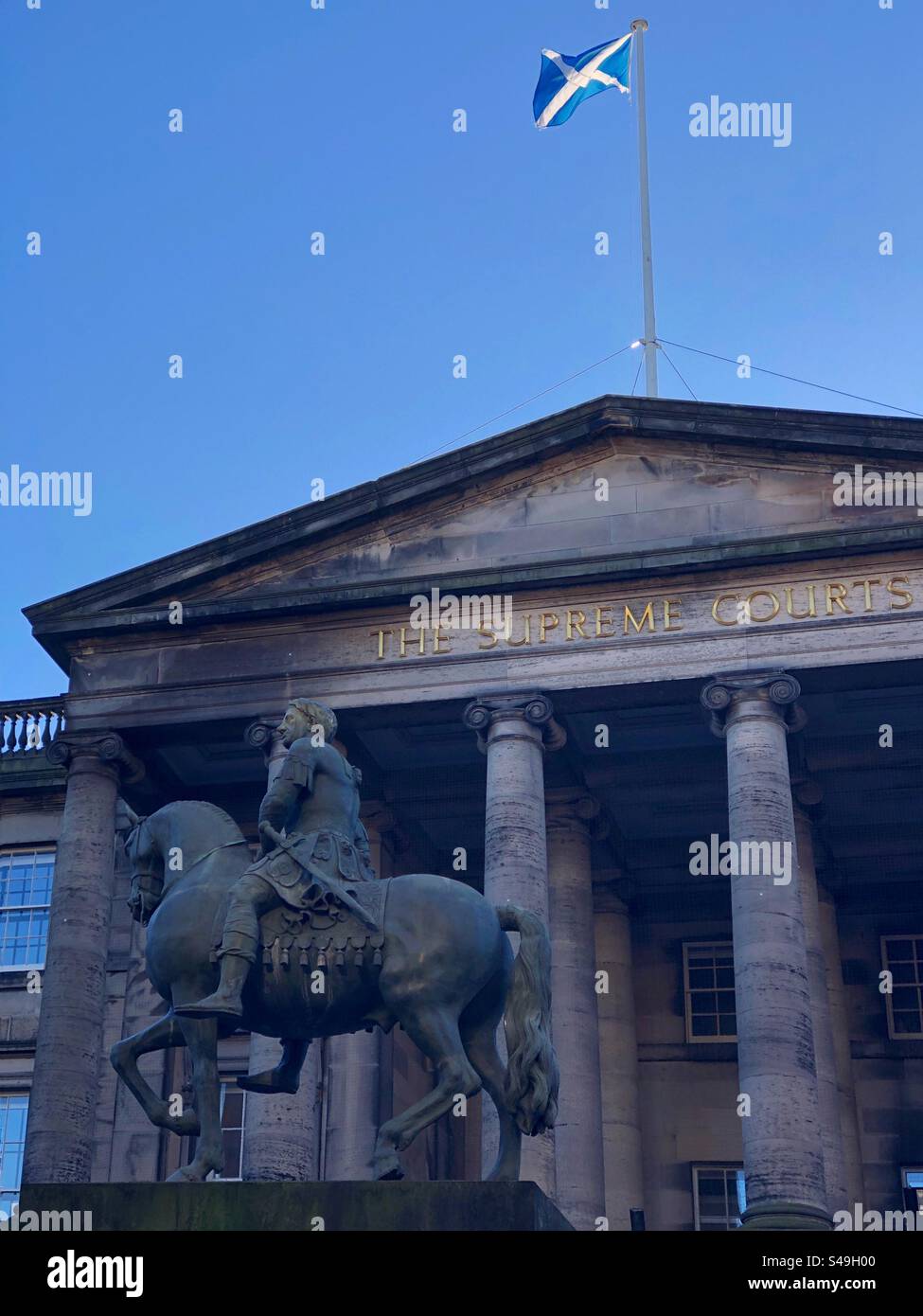 The Supreme courts of Scotland, Parliament Square, Edinburgh Stock Photo