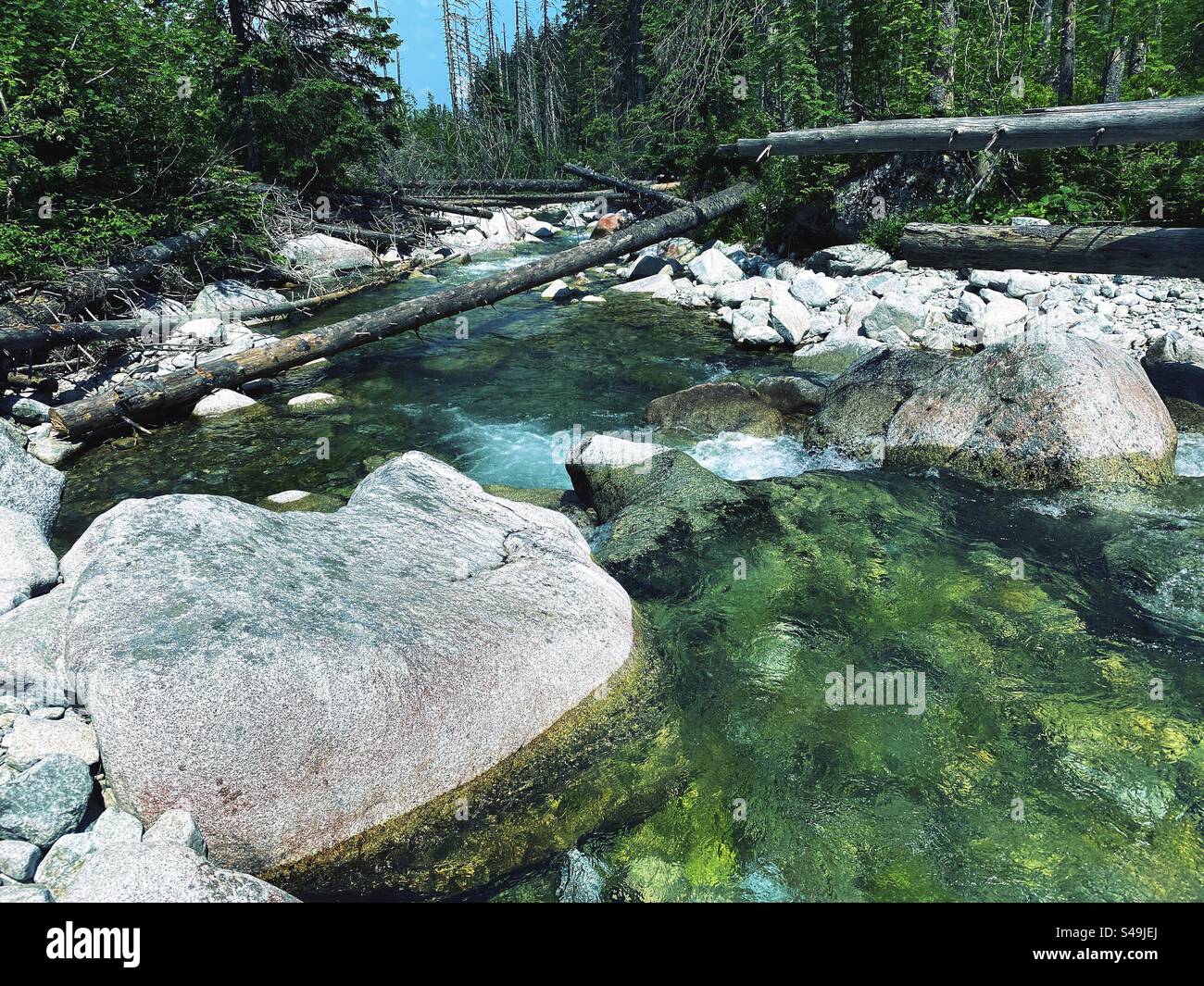 Tatra Mountains in Poland. Tatra National Park - Smartphone Captured Stock Image