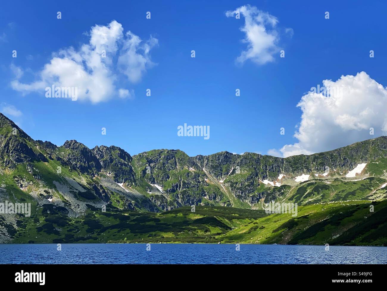 Tatra Mountains in Poland. Tatra National Park - Smartphone Captured Stock Image