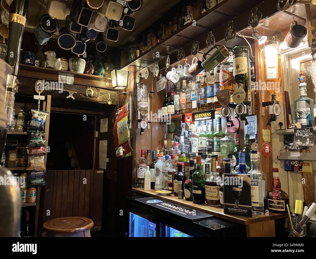 Nancys Bar in Ardara, County Donegal,  Ireland - Smartphone Captured Stock Image