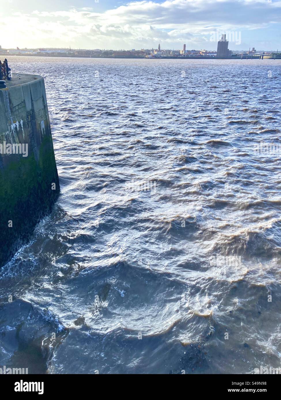 Albert Dock Liverpool river Mersey Stock Photo