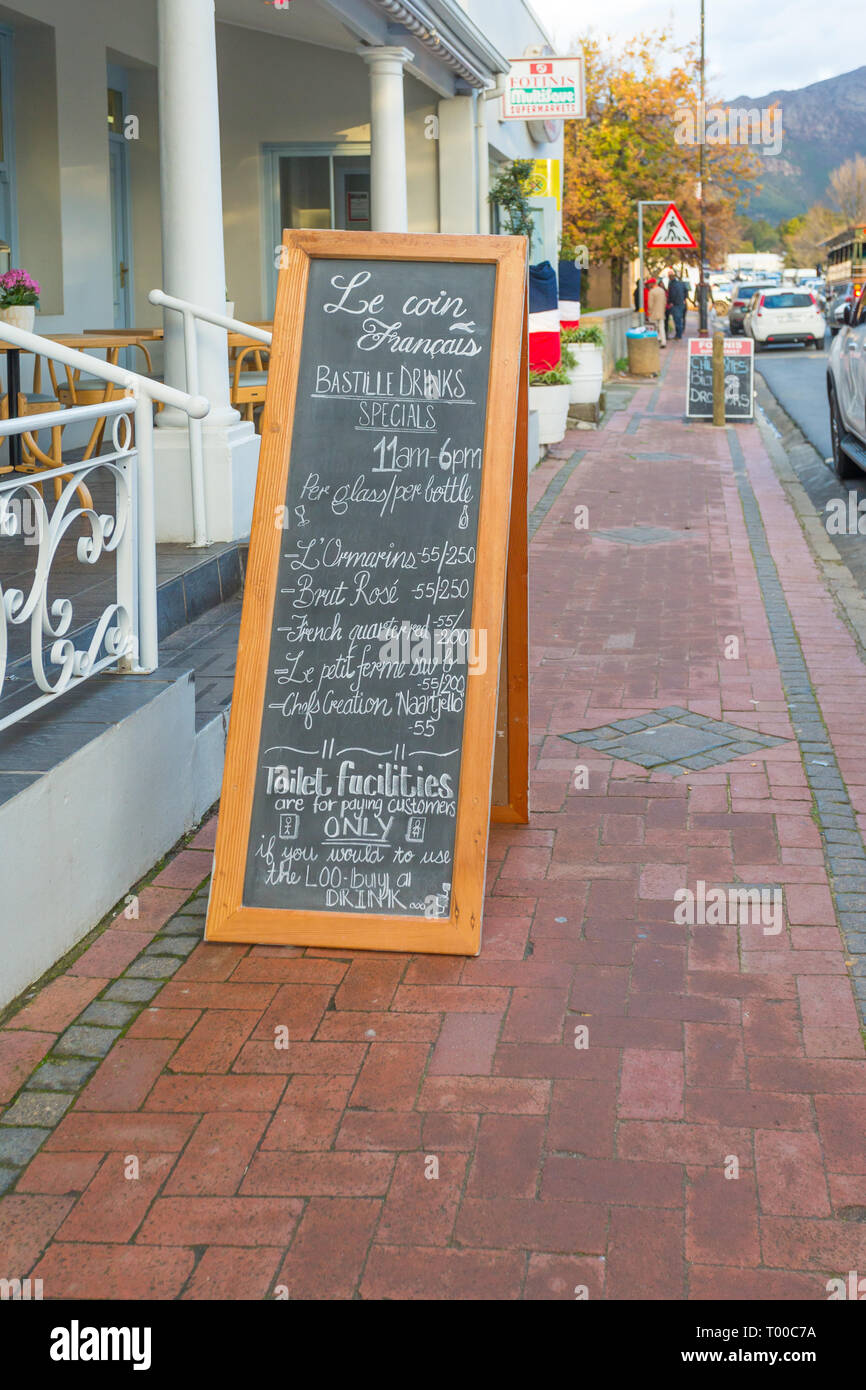 Menu Board Outside Stock Photos Menu Board Outside Stock Images