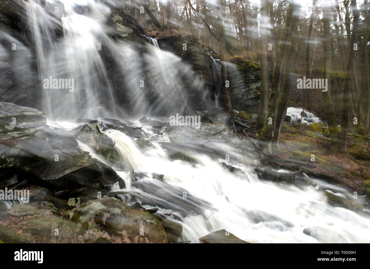 Waterfall, water, flow, stream, river, Waterfalls, meltwater, drop, edge, watercourse, riverbed, Hydraulic, Stock Photo