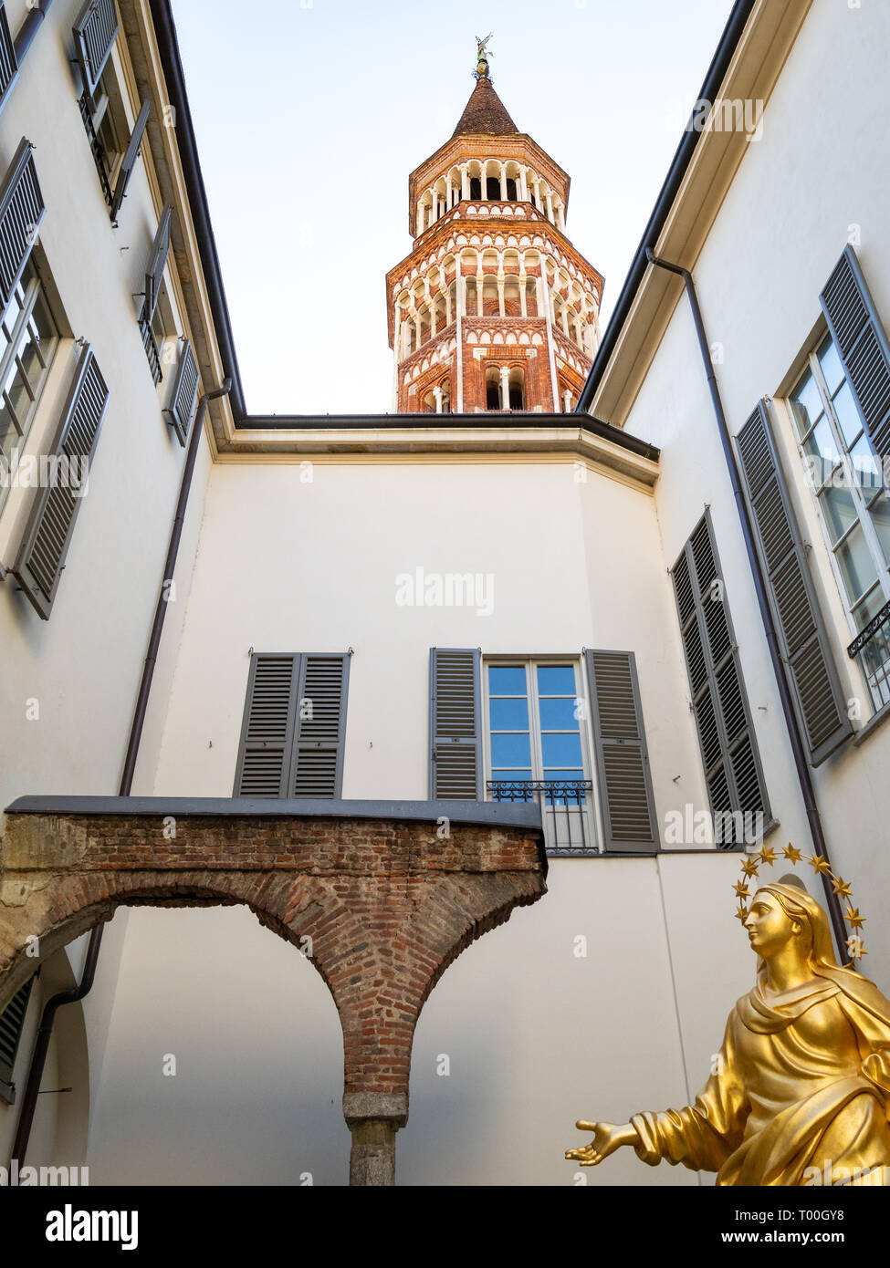 San gottardo church milan High Resolution Stock Photography and Images Alamy