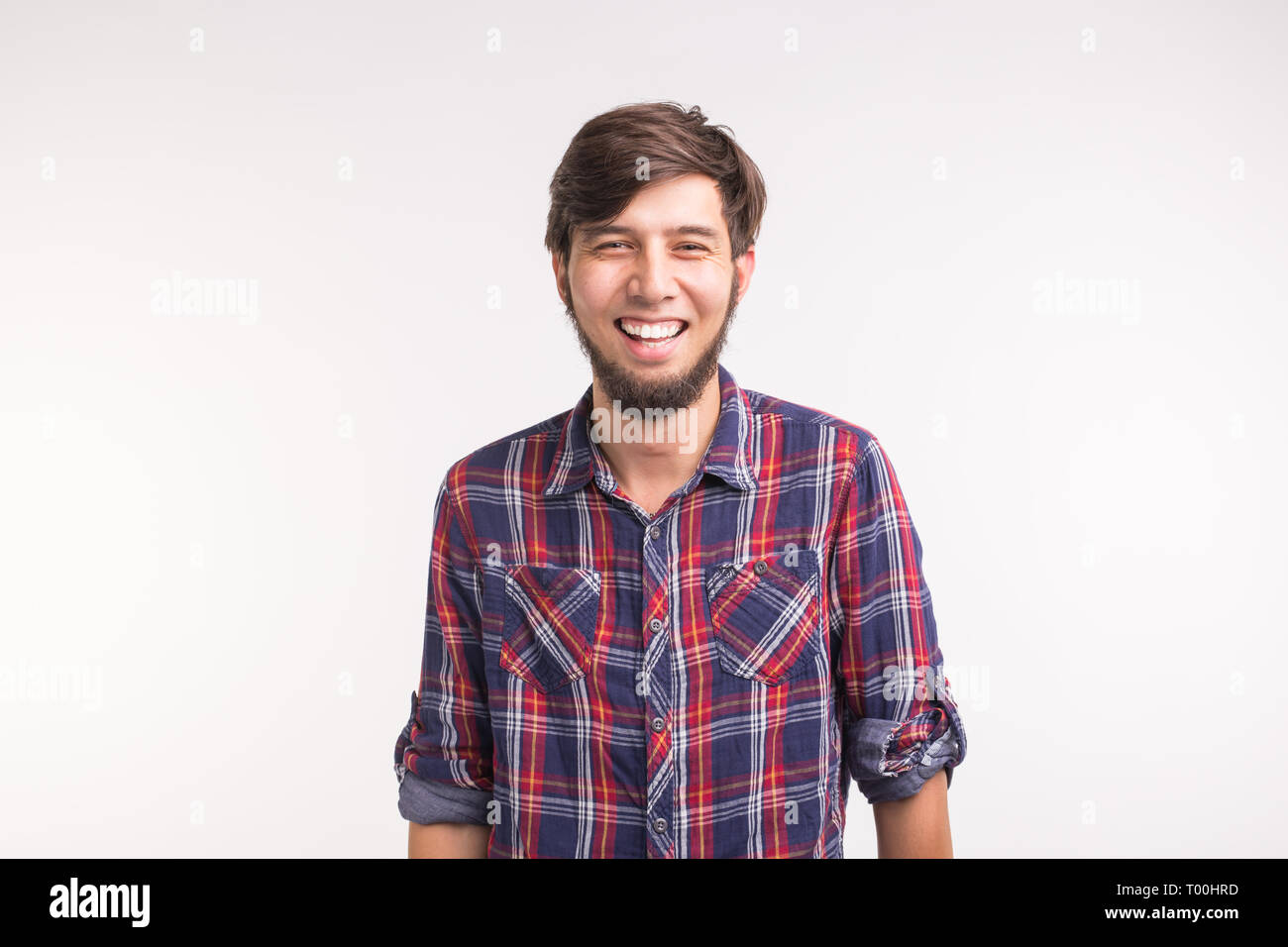 Shot young indian bearded hi-res stock photography and images - Alamy
