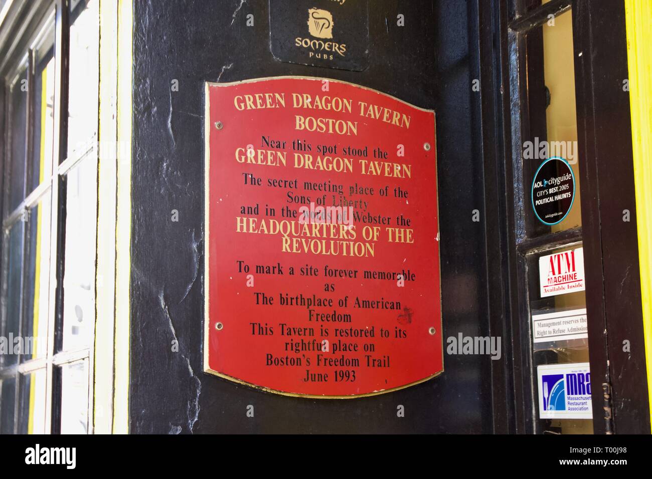 The Green Dragon - Hop off The Freedom Trail and into