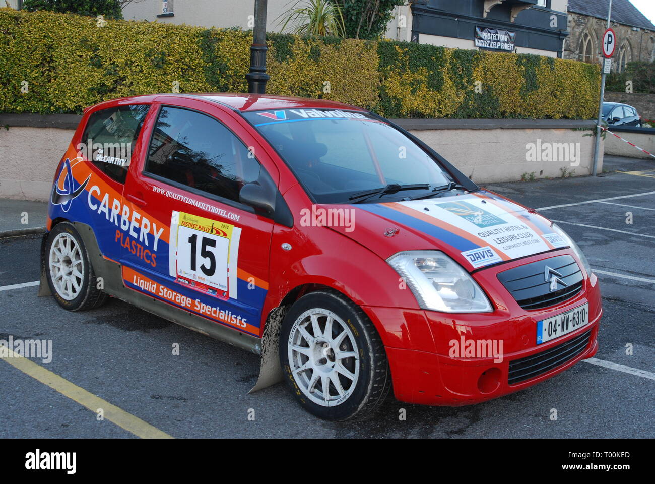 Citron C2 Rally Car Stock Photo