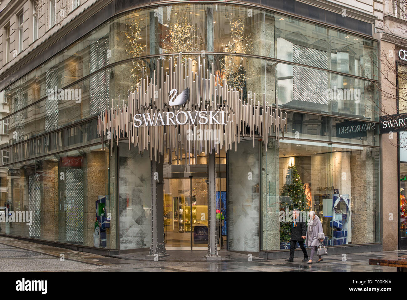Swarovski jewelry shop on Kartner street in Vienna, Austria Stock Photo -  Alamy
