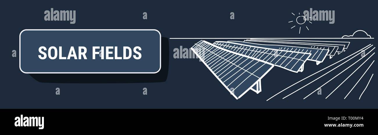 solar energy panel fields renewable station alternative electricity ...