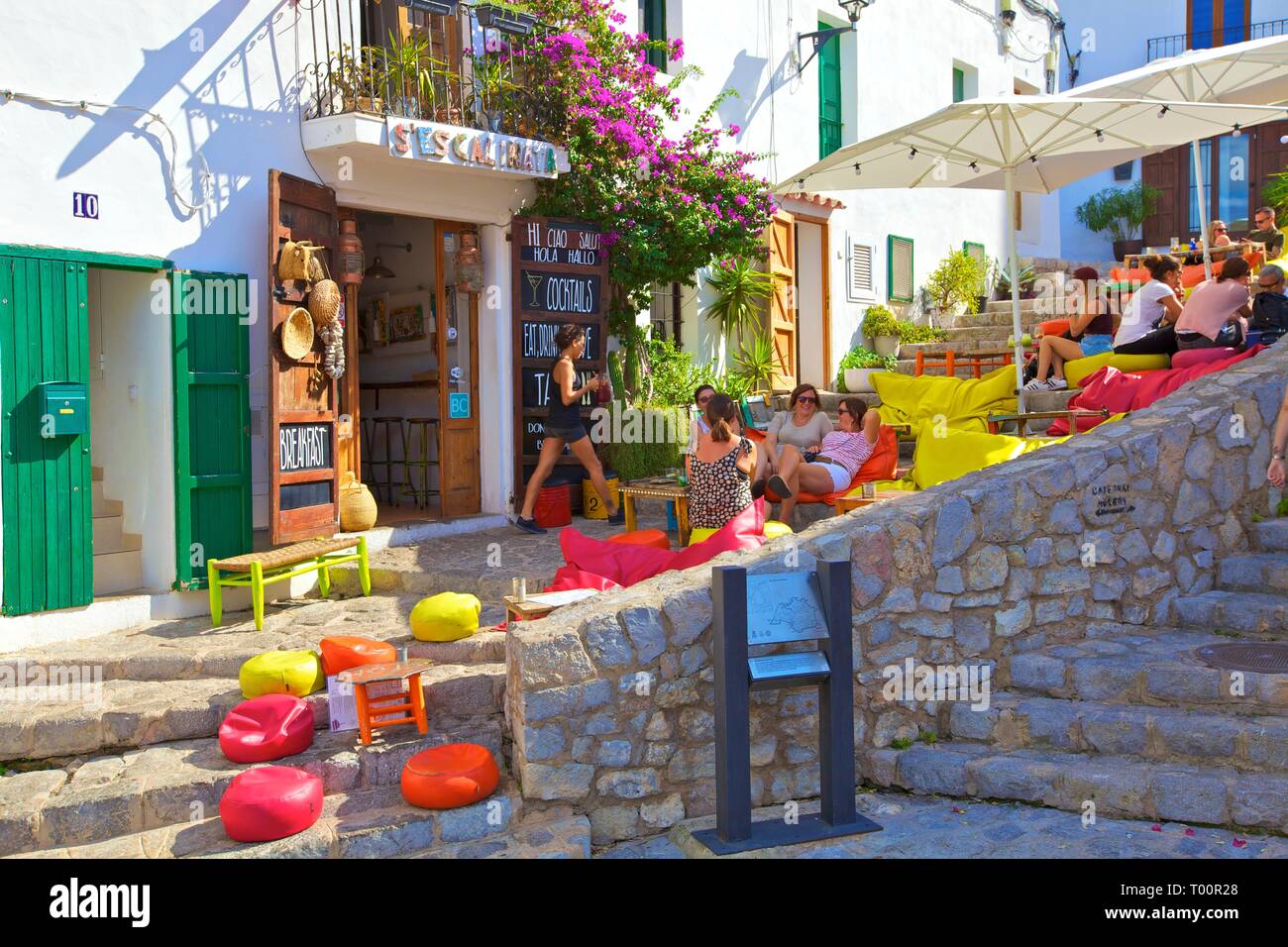 old town restaurant tables hires stock photography and images