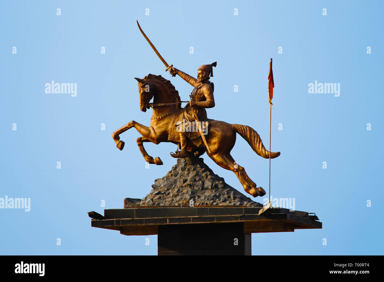 Chatrapati Shivaji Maharaj statue, Katraj, Pune, Maharashtra Stock ...