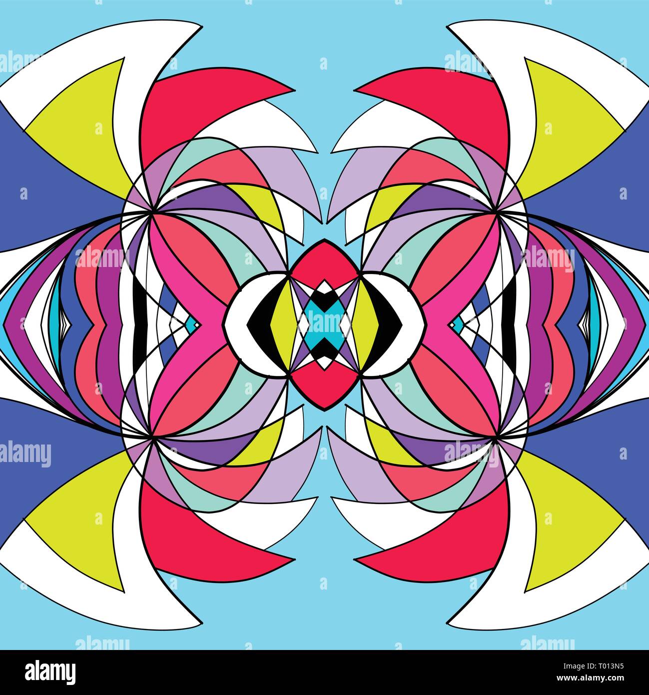 Abstract drawing background vector illustration Stock Vector Image