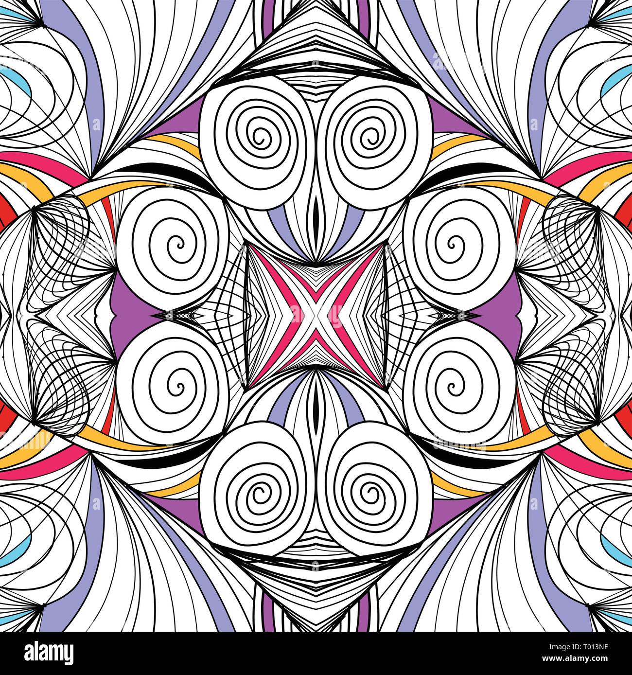 Abstract drawing background vector illustration Stock Vector Image