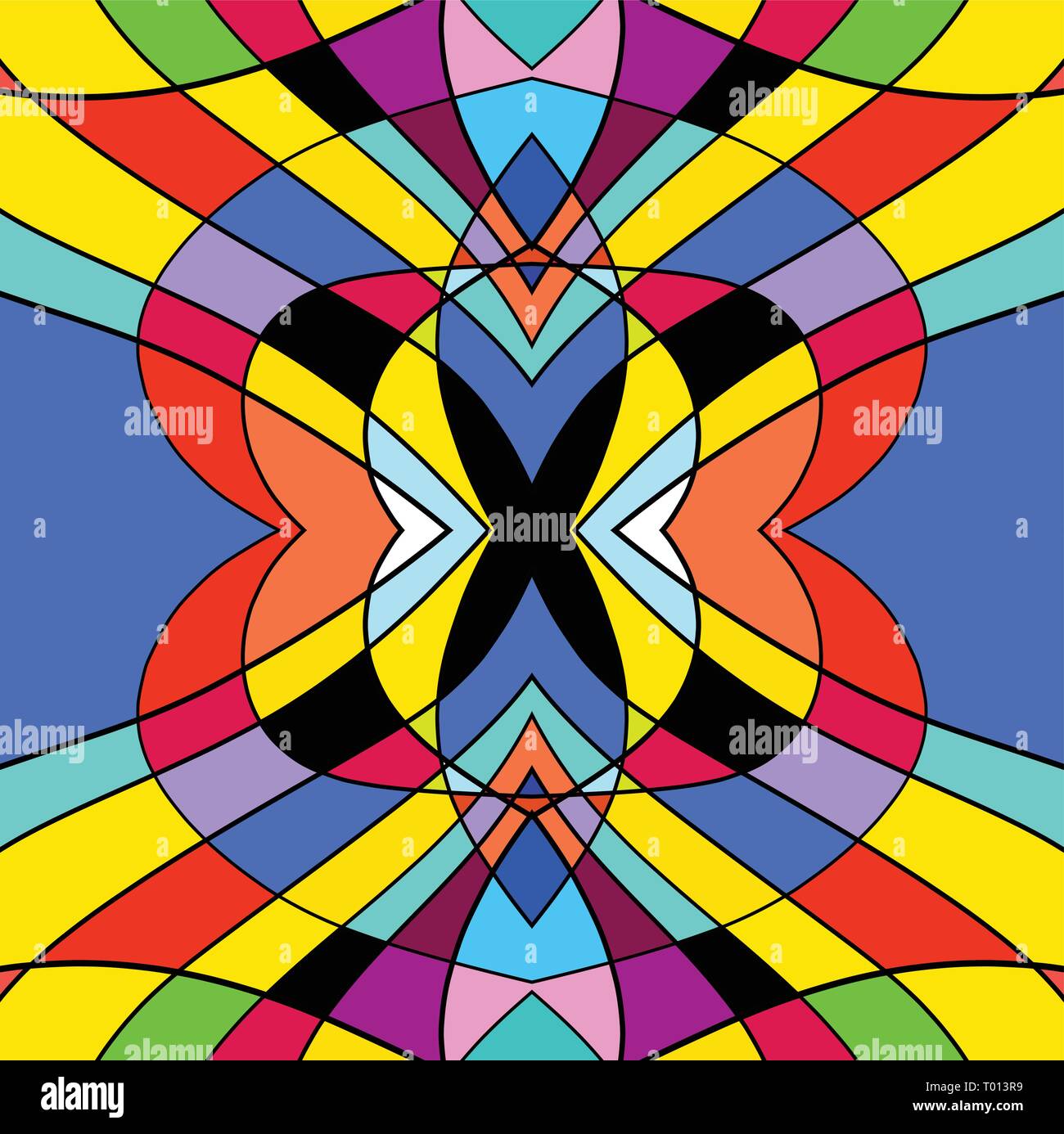 Abstract drawing background vector illustration Stock Vector Image