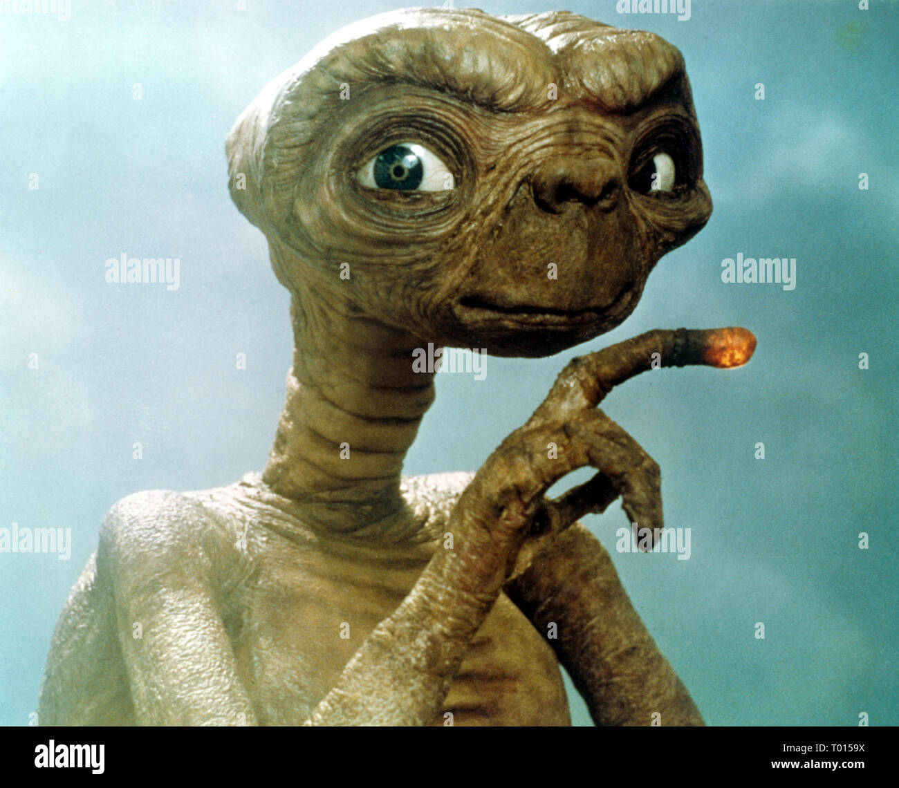 THE ALIEN, E.T. THE EXTRA-TERRESTRIAL, 1982 Stock Photo