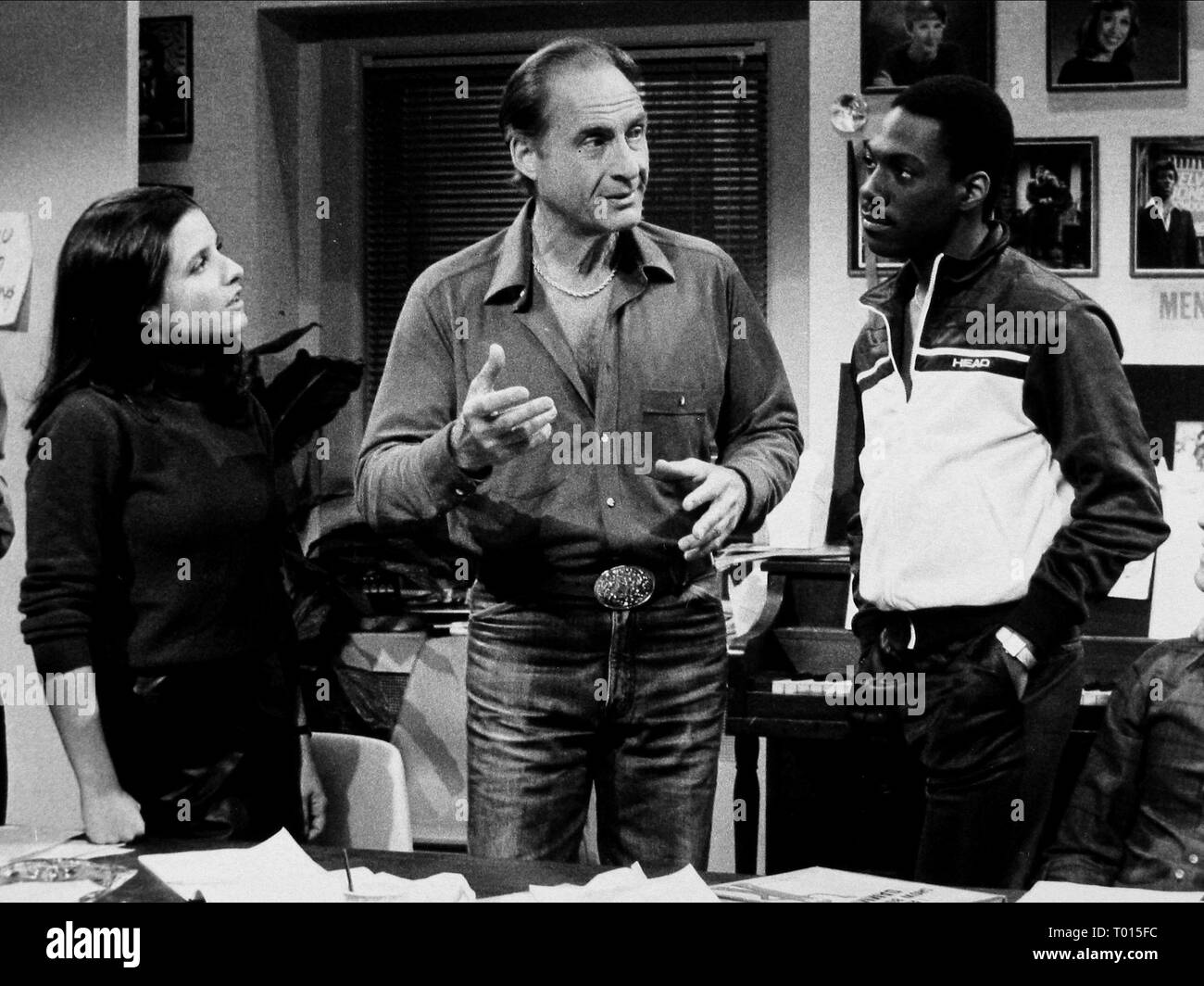 JULIA LOUIS DREYFUS, SID CAESAR, EDDIE MURPHY, SATURDAY NIGHT LIVE, 1983 Stock Photo