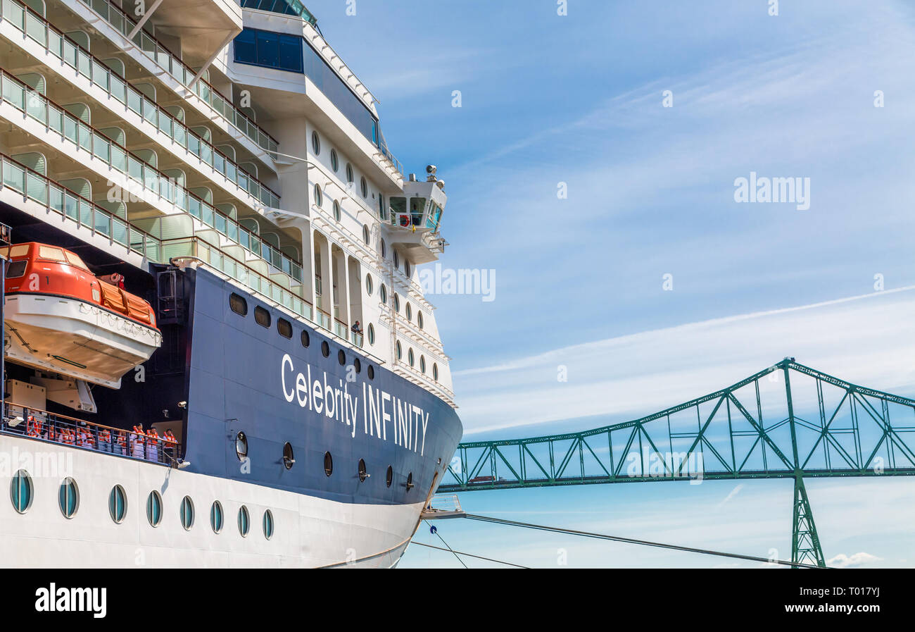 Cruise Ship Celebrity Infinity Docked At The Port Everglades Cruise Terminal In Fort Lauderdale Florida Stock Photo Alamy