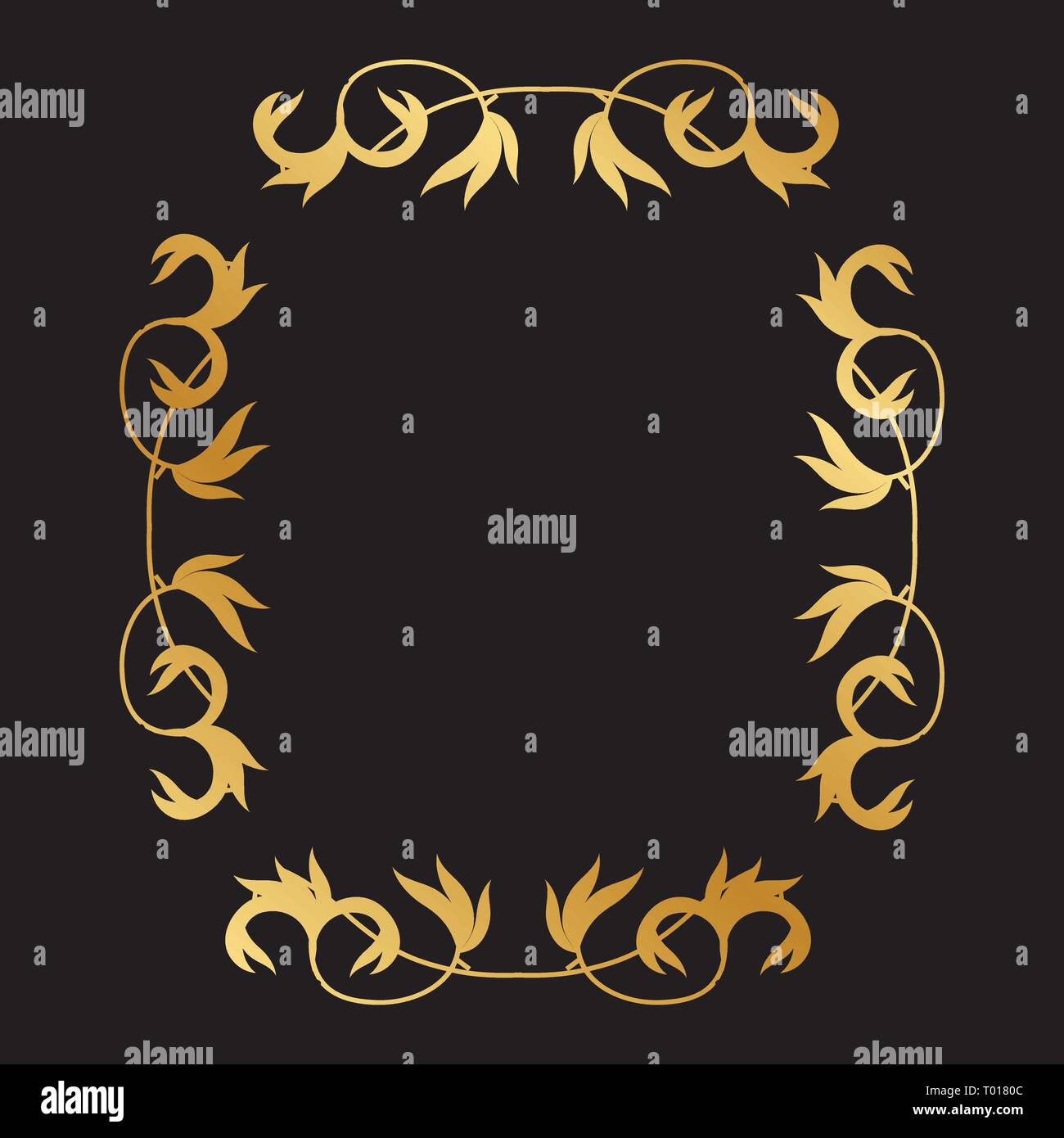 gold, luxury label frame Stock Vector Image & Art - Alamy