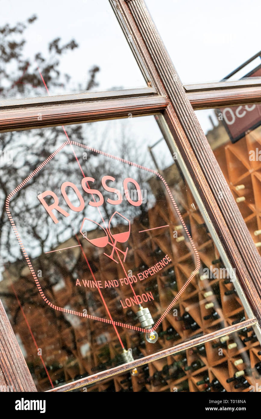 Enoteca Rosso restaurant, High Street Kensington, Kensington, London