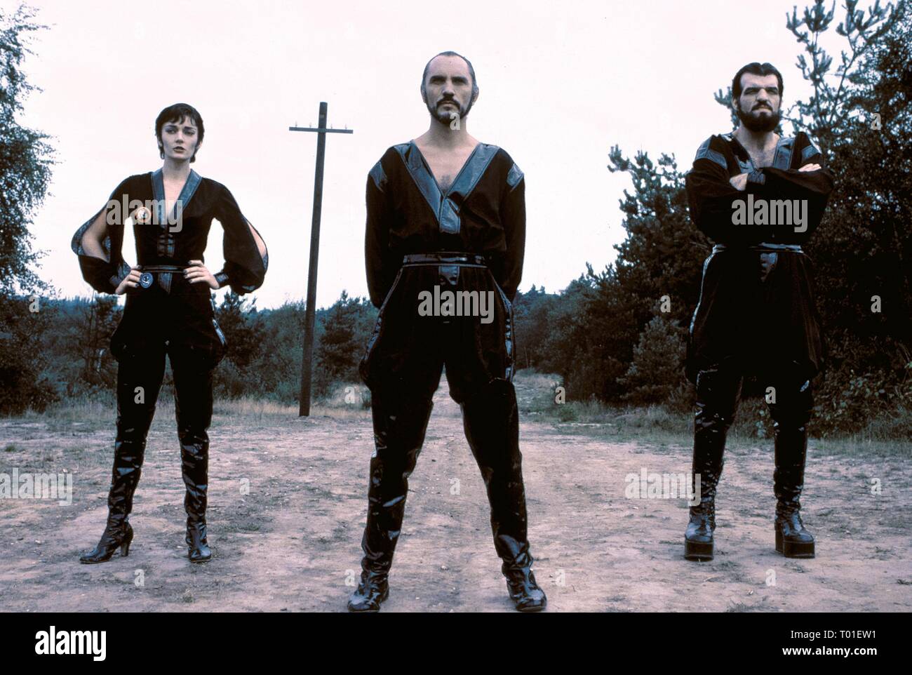 SARAH DOUGLAS, TERENCE STAMP, JACK O'HALLORAN, SUPERMAN II, 1980 Stock Photo