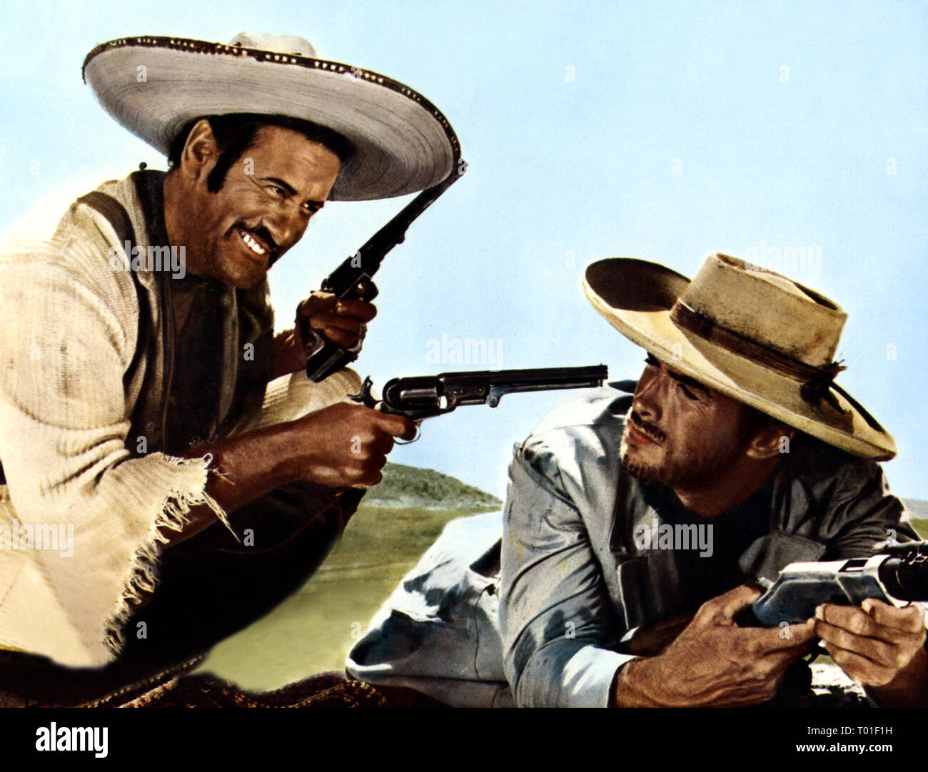 THE GOOD, THE BAD AND THE UGLY, ELI WALLACH , CLINT EASTWOOD, 1966 Stock Photo