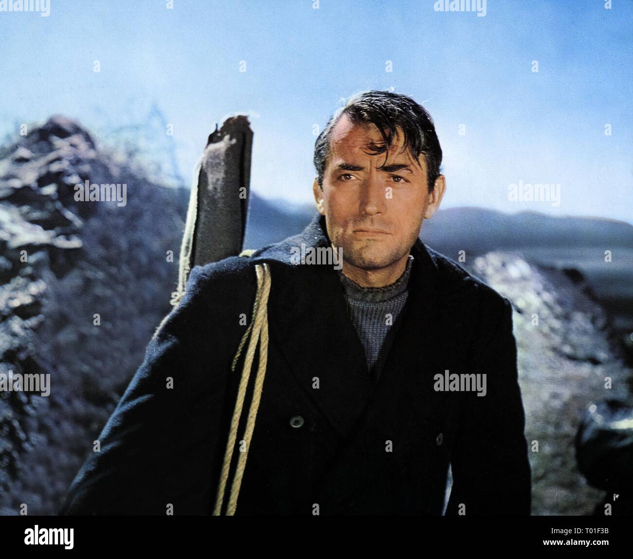 GREGORY PECK, THE GUNS OF NAVARONE, 1961 Stock Photo