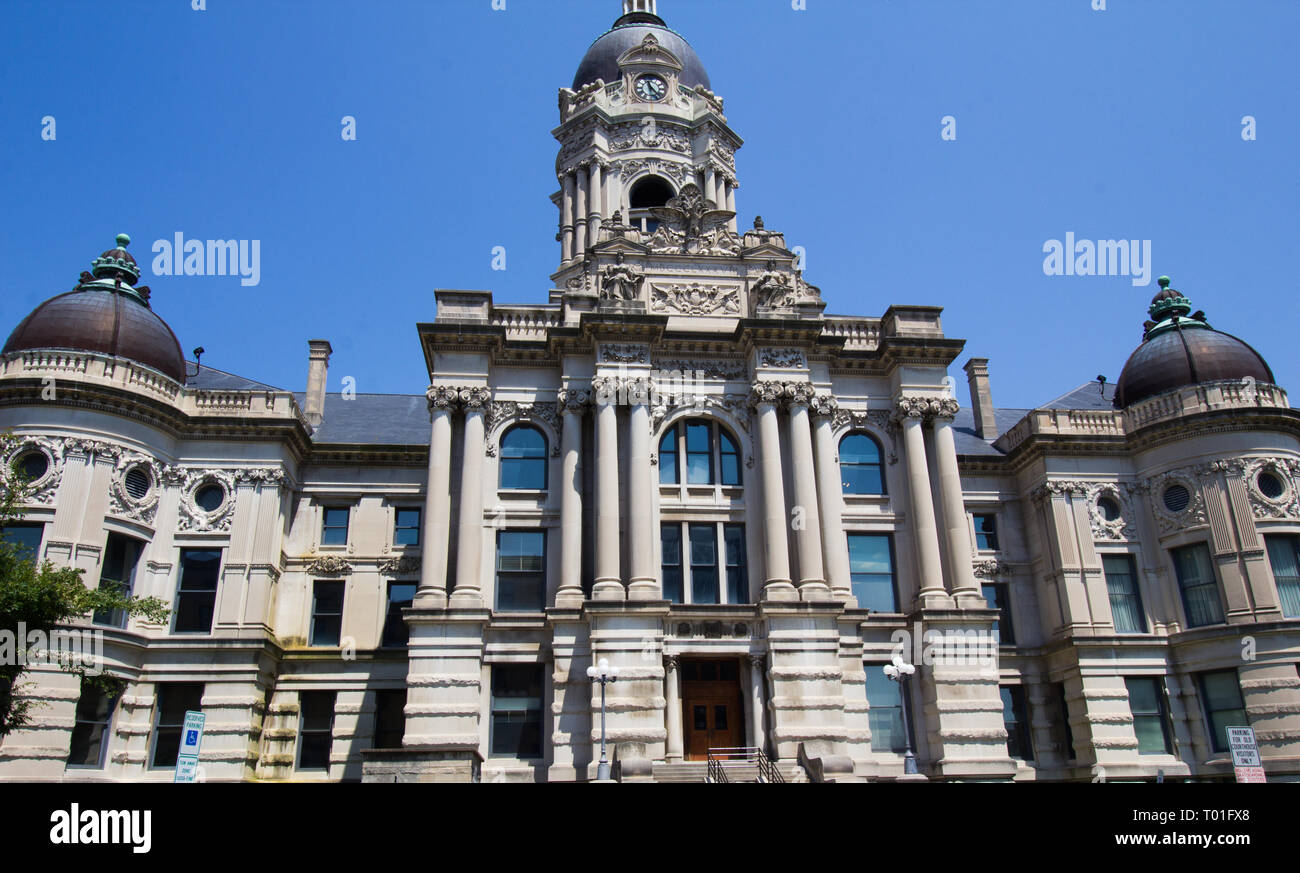 Old Vanderburgh County Courthouse, Evansville, Indiana Stock Photo - Alamy