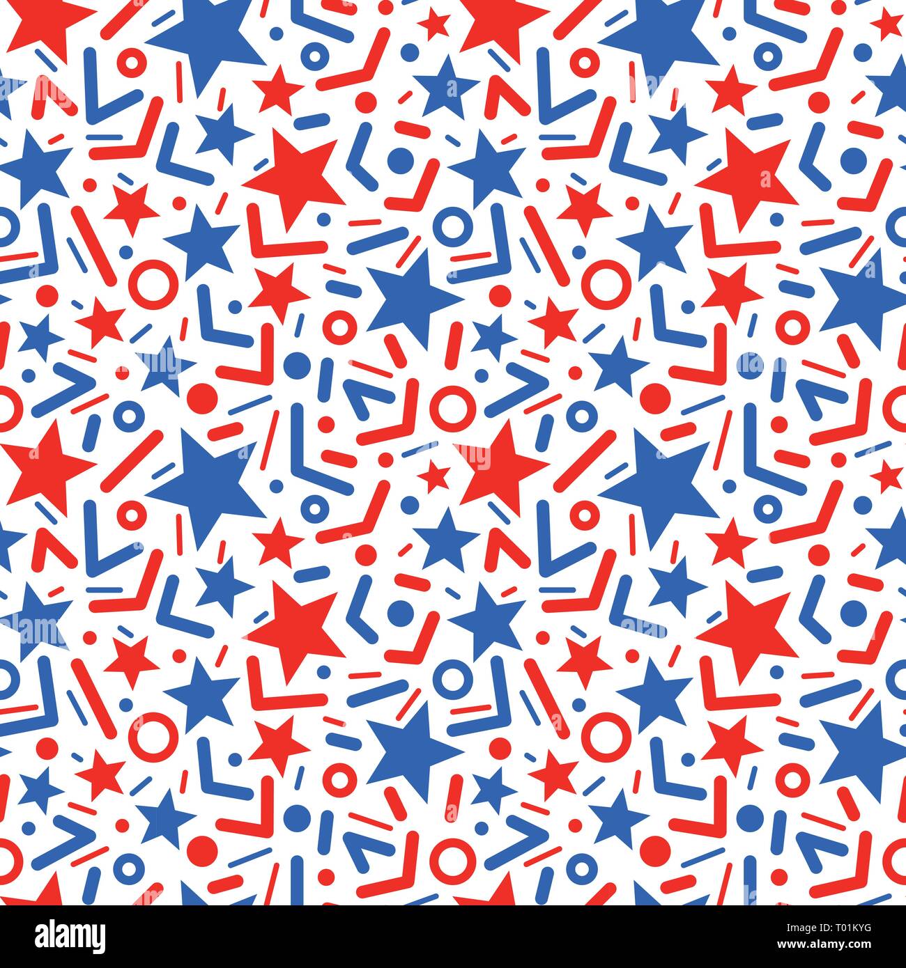 Red and blue stars on white background Stock Vector Image & Art Alamy