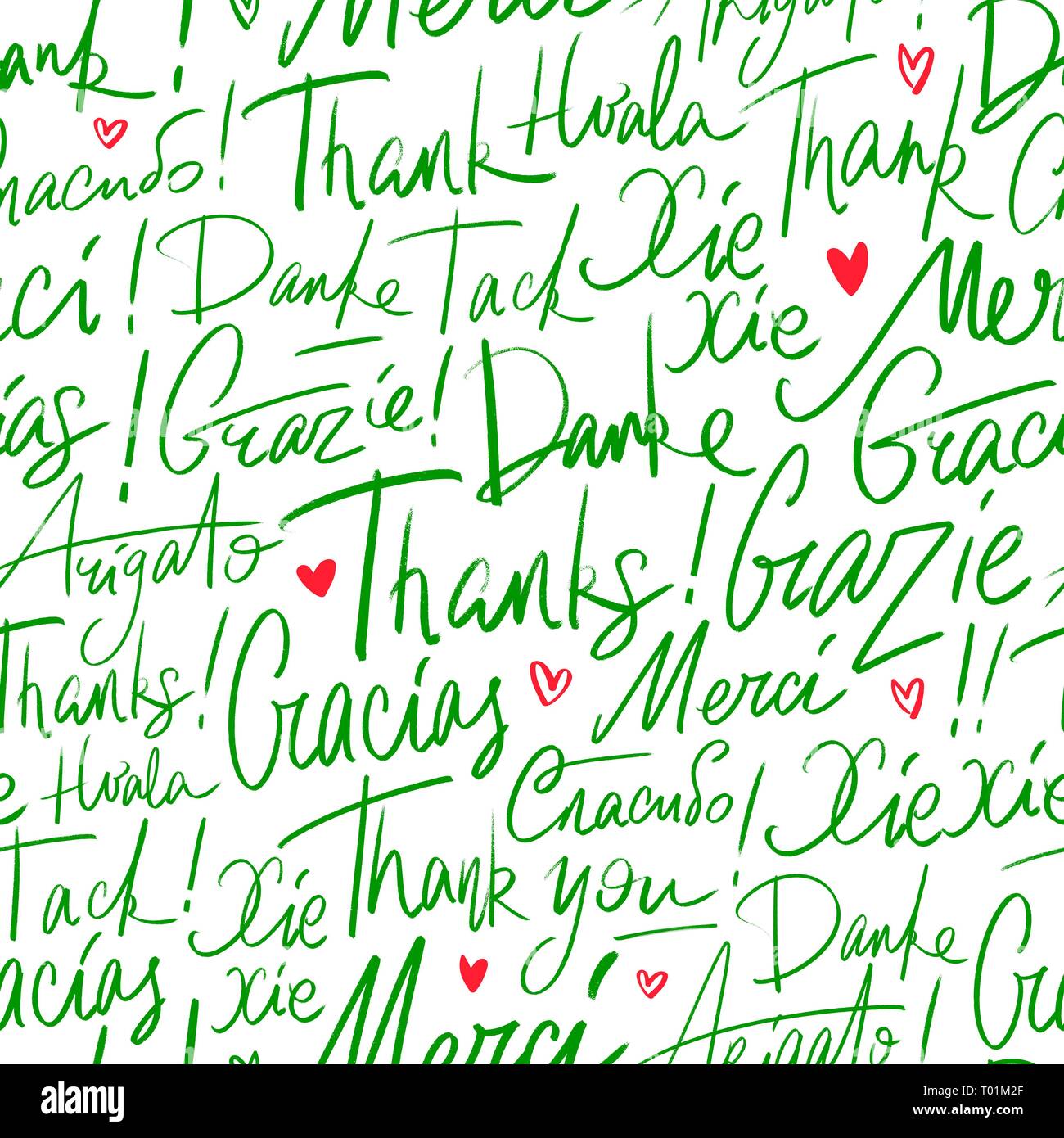Thank you in different languages Stock Vector Images - Alamy