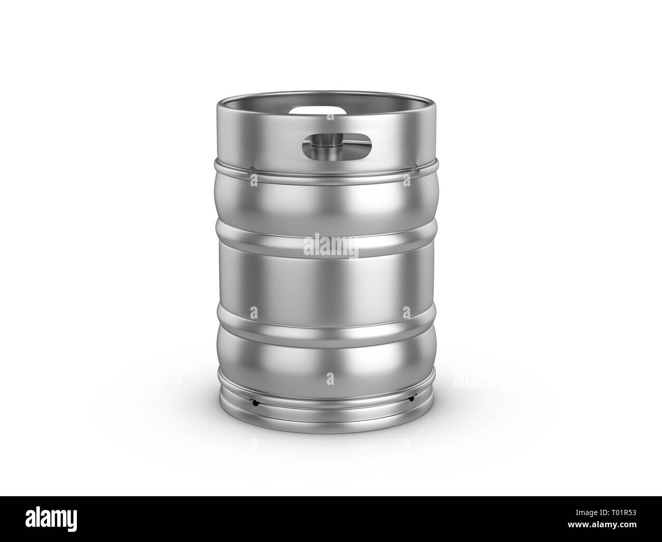 Beer keg on a white background. 3d illustration Stock Photo Alamy