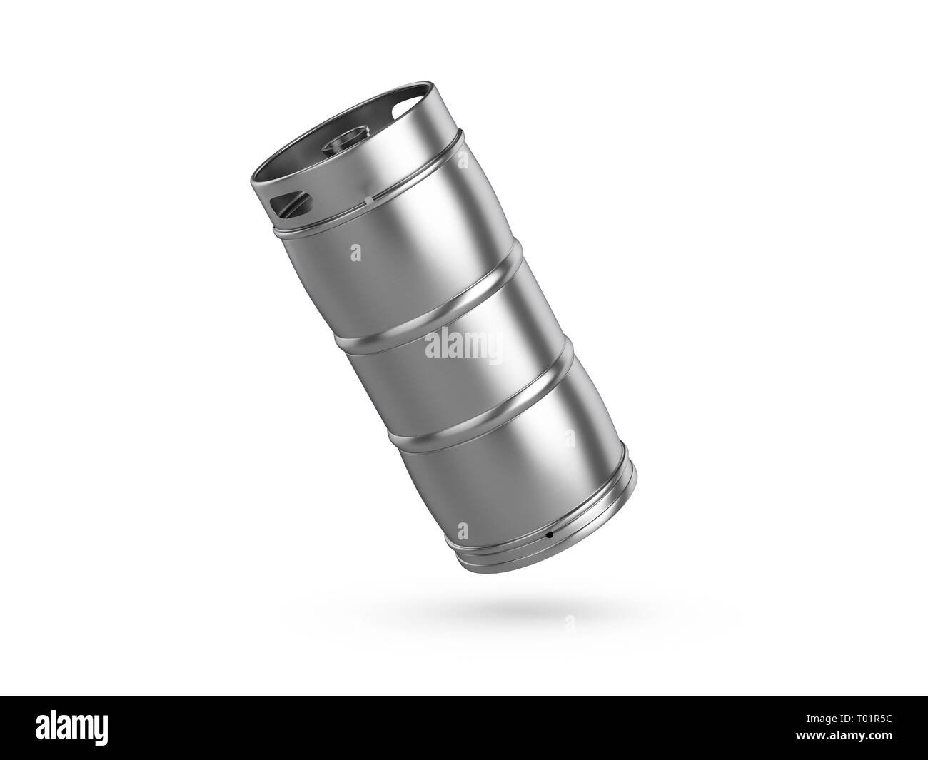 Beer keg on a white background. 3d illustration Stock Photo Alamy