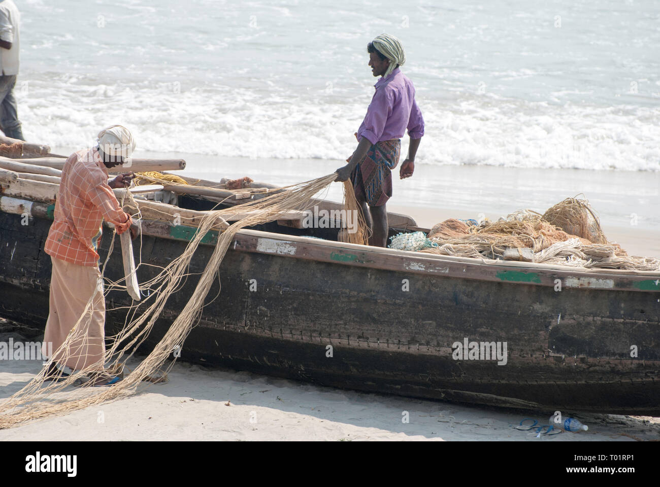 Fishing Boats in Kerala, southern India Stock Photo Alamy