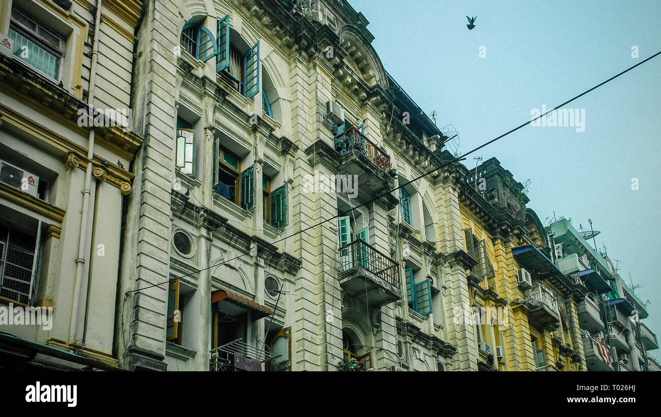 Photo inspiration: Luxury Apartments Yangon Myanmar Reference: The Old Apartments In Yangon Myanmar Stock Photo