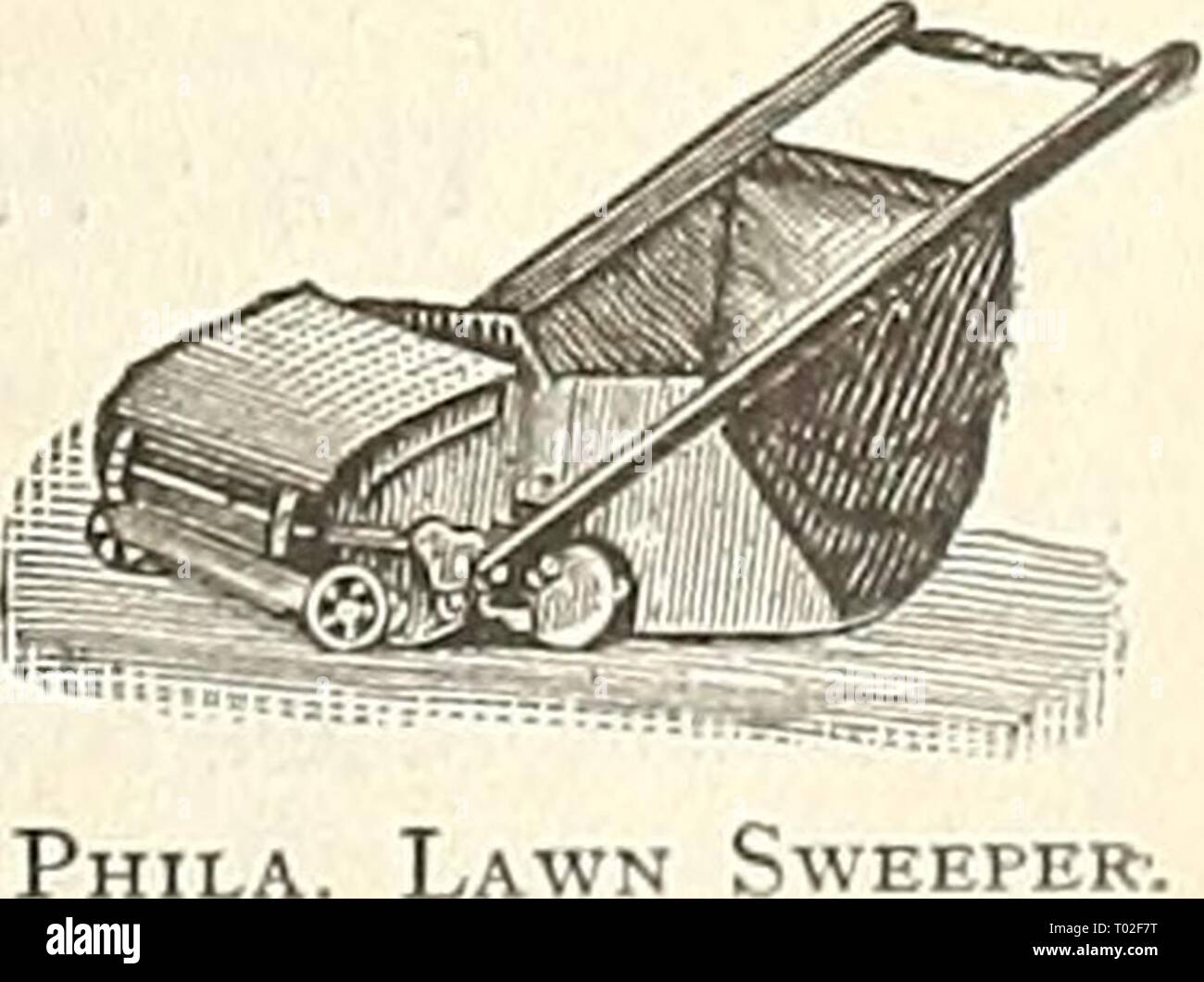 Dreer's garden calendar . dreersgardencale1890henr Year: 1890  .12 .14 ,16 .18 CONTINEXTAL HAND MoWER. Philadelphia Hand Lawn Mower. 32 35 37 38 46 48 50 57 8.00 9.00 Klii'l- 1 l.oi&gt; 12.00 13.110 14..50 16.50 An improvement on the old style closed wiper. High wheel 15 â * ' ' 17 ' 19 ' ' 21 New open wiper pattern, as they run quieter, smoother and do better work. 14 inch, weighs 33 lbs., $9.00; 16 inch, weighs 34 lbs., $10.00 ; 18 inch, weighs 36 lbs., $11.00. Pennsylvania Hwrse Lawn MoAver. This machine is made wholly of iron and steel, with the gearing neatly bo.Â°d. It has an open cylin Stock Photo
