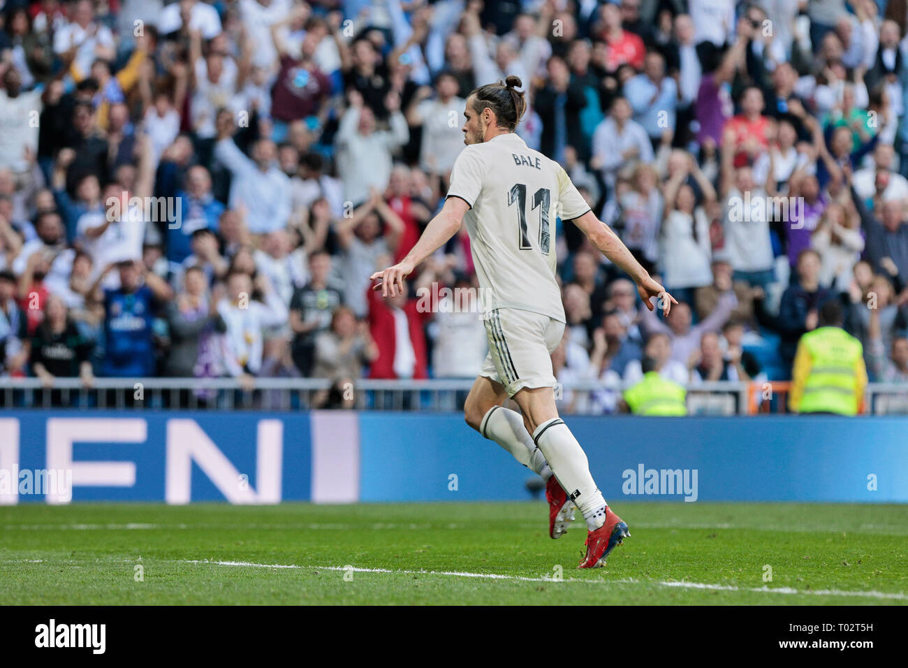 Gareth Bale seen during La Liga Santander 2021/2022 match between Real  Betis and Real Madrid at Benito Villamarin Stadium, in Seville. Final Score  Real Betis 0:1 Real Madrid (Photo by Francis Gonzalez /