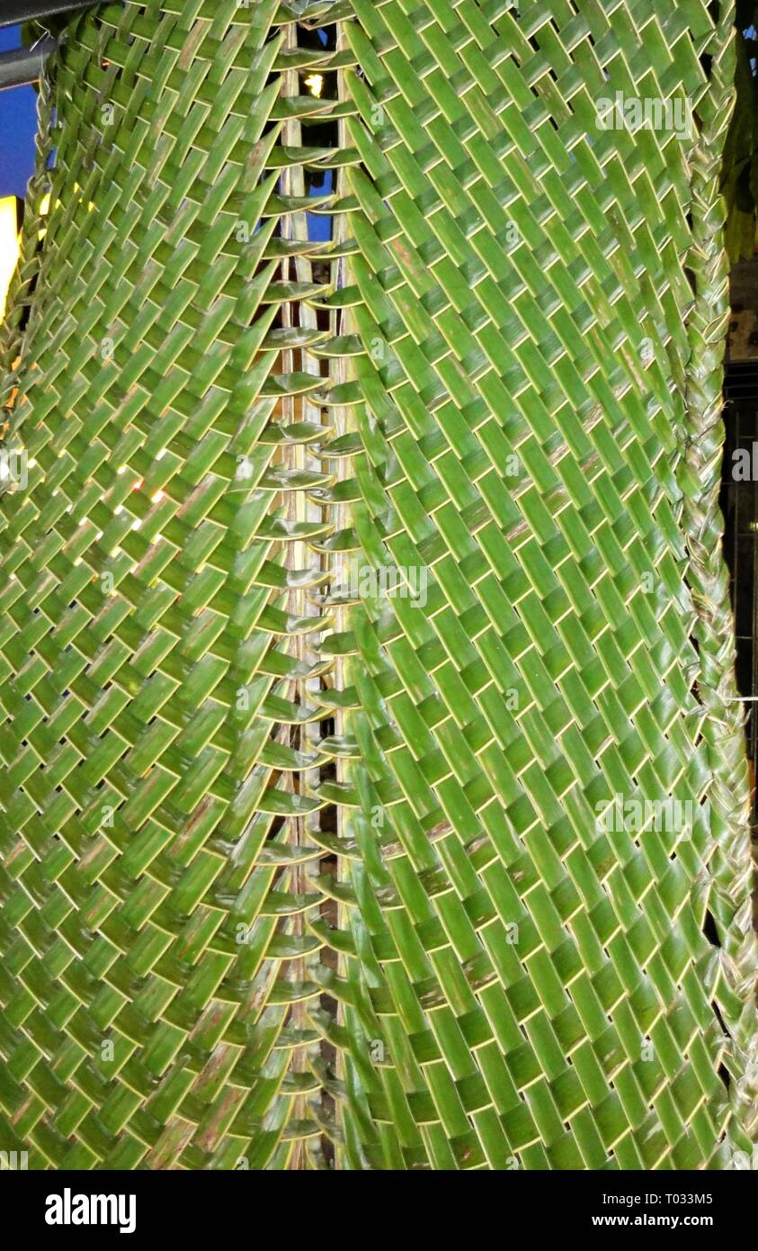 Weaving the coconut leaf hires stock photography and images Alamy