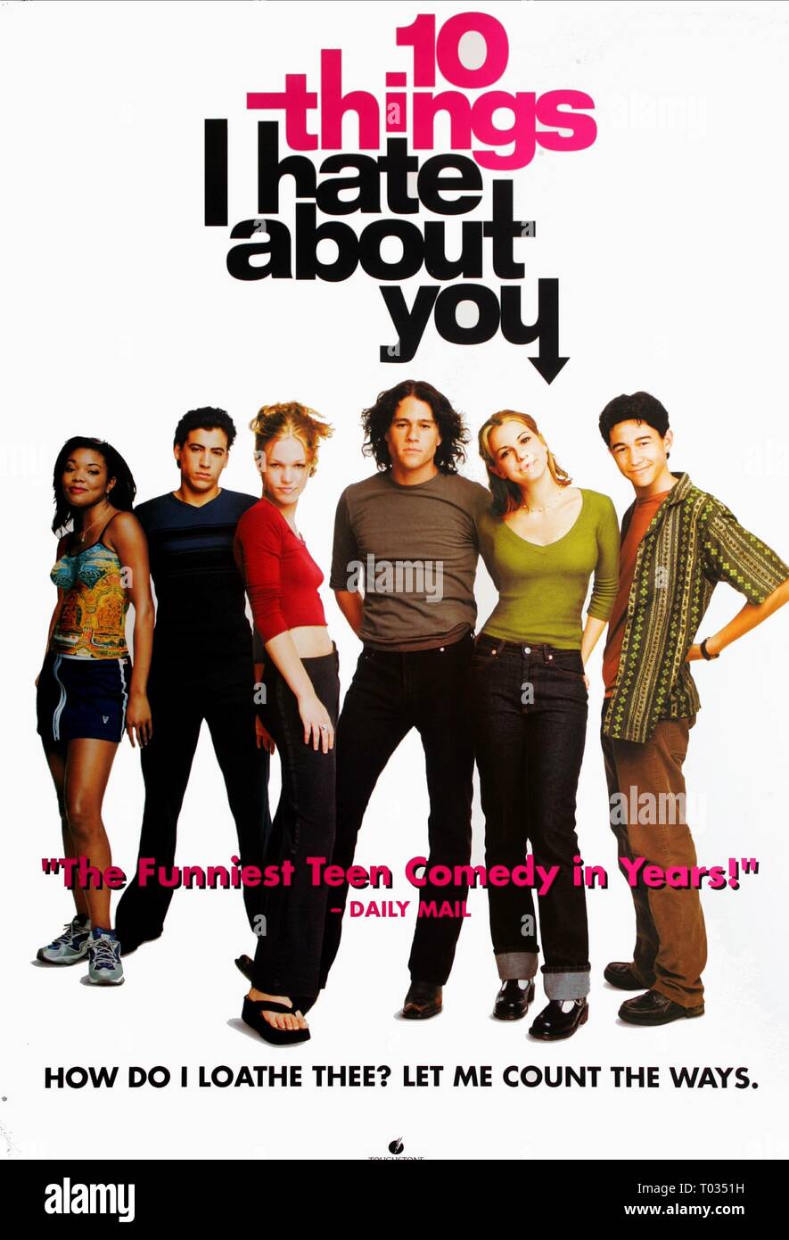 FILM POSTER, 10 THINGS I HATE ABOUT YOU, 1999 Stock Photo - Alamy