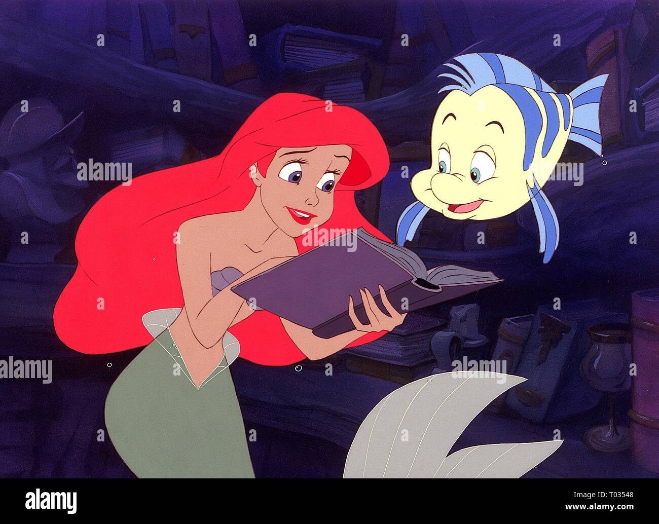 Ariel And Flounder The Little Mermaid