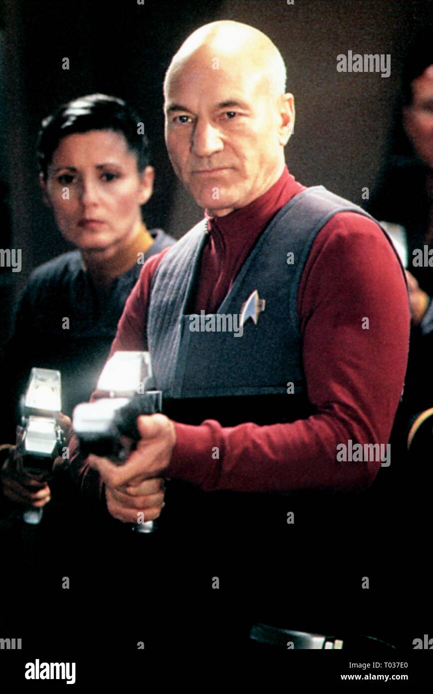Patrick Stewart Star Trek First Contact 1996 Stock Photo Alamy